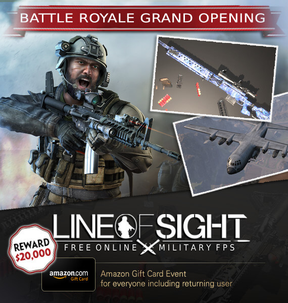 Line of Sight is Launching An Amazon Gift Card Giveaway Event in Celebration of Its New BR Mode