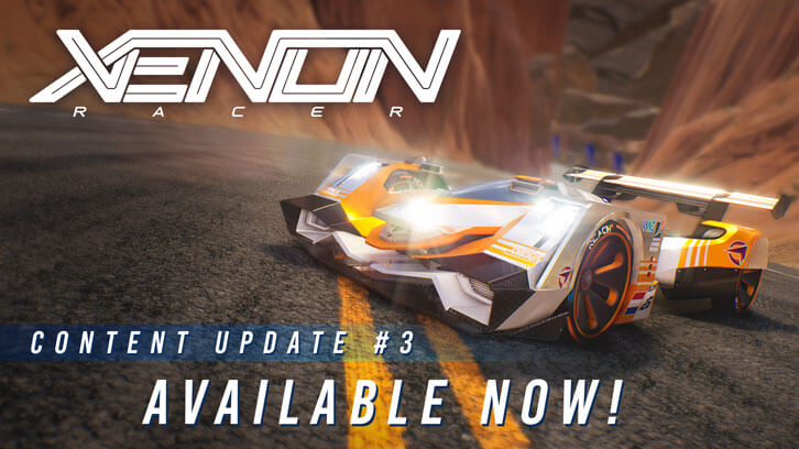 Xenon Racer players can now drift through “Silver State” Nevada in a Brand New Car