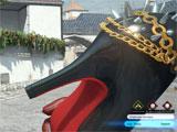 Weapon of choice: Heels on a stiletto in Battle Carnival Weapon of choice: Heels on a stiletto in Battle Carnival