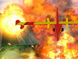 Fighting fire in Flight Pilot Simulator 3D