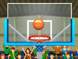 Shoot the hoop in 3D Basketball