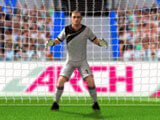 Kick the ball into the net in 3D Penalty Kick