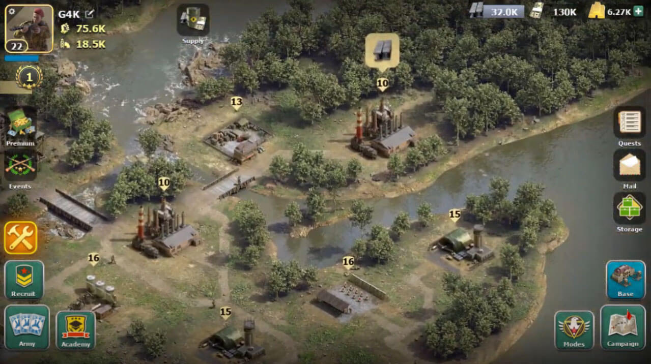 Heroes of Wars: WW2 Battles - Tough Games
