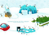 Stage select in Mission in Snowdriftland