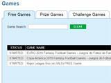 Euro Fantasy League Games