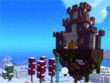 Impressive castle in the sky in Trove Impressive castle in the sky in Trove