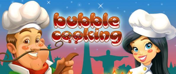 Bubble Cooking - Travel the world cooking as you shoot bubbles in this free Facebook Game. 