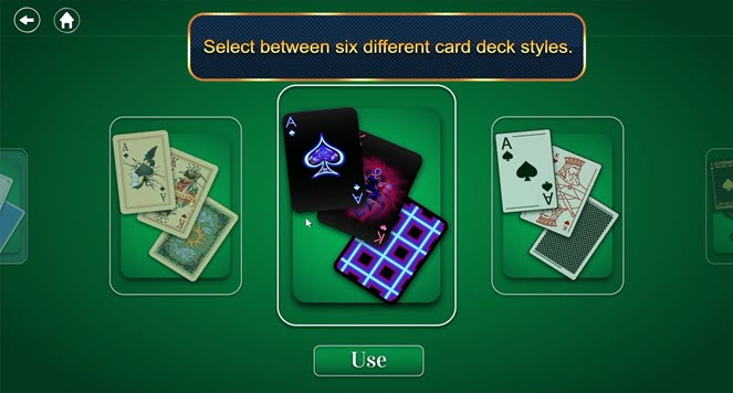 Classic Solitaire Cool Features