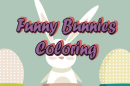 Funny Bunnies Coloring thumb