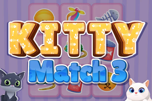 Kitty Match 3 - Girls Virtual Games