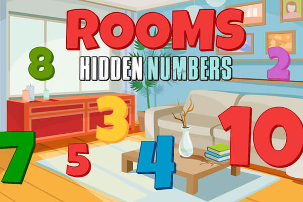 Rooms Hidden Numbers - Hidden Object Games