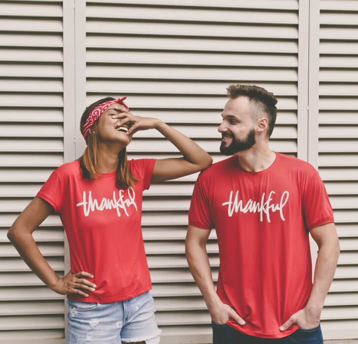 Couple in Couple Shirts Couple in Couple Shirts