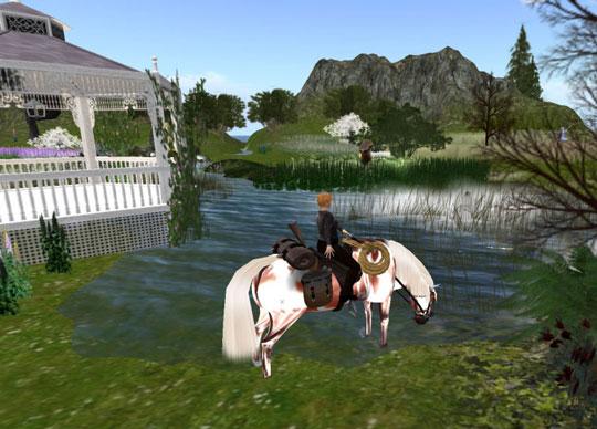 Second Life: Beautiful sceneries that you can explore with your horse