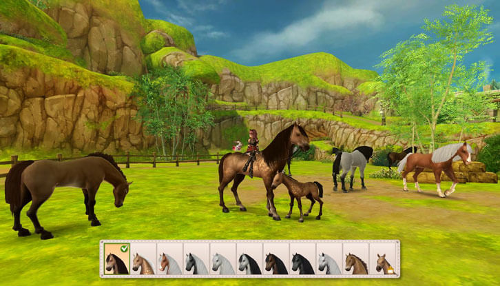 Alicia online horse game