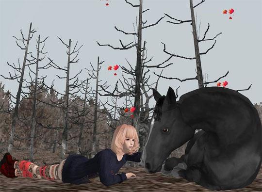 Share Fall with Your Beautiful Horse in IMVU