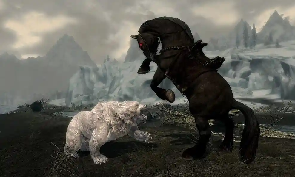 Shadowmere vs a bear