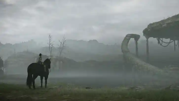 Agro and Wander in Shadow of the Colossus