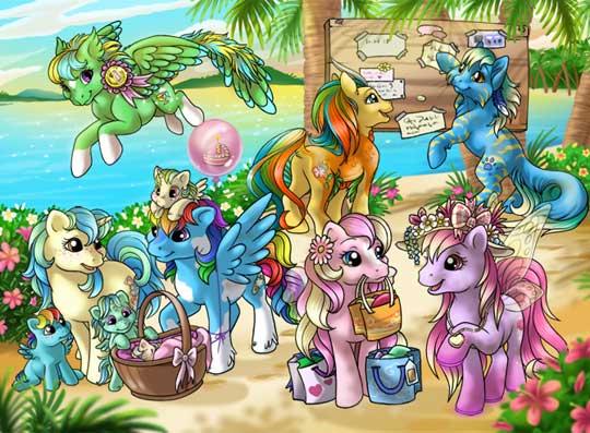 Lovely Pony-Filled Island in Pony Island