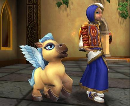 Cute Pony Pet in Wizard 101