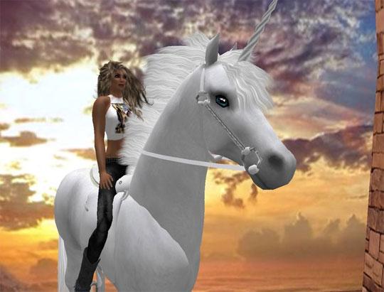 Magical Unicorn in Second Life Magical Unicorn in Second Life