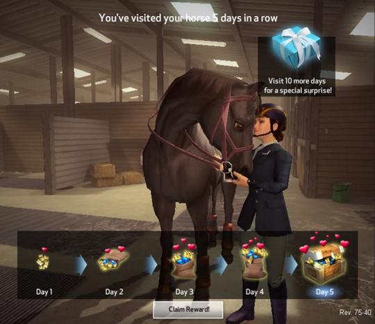 Get Your Daily Rewards in Riding Club Championships