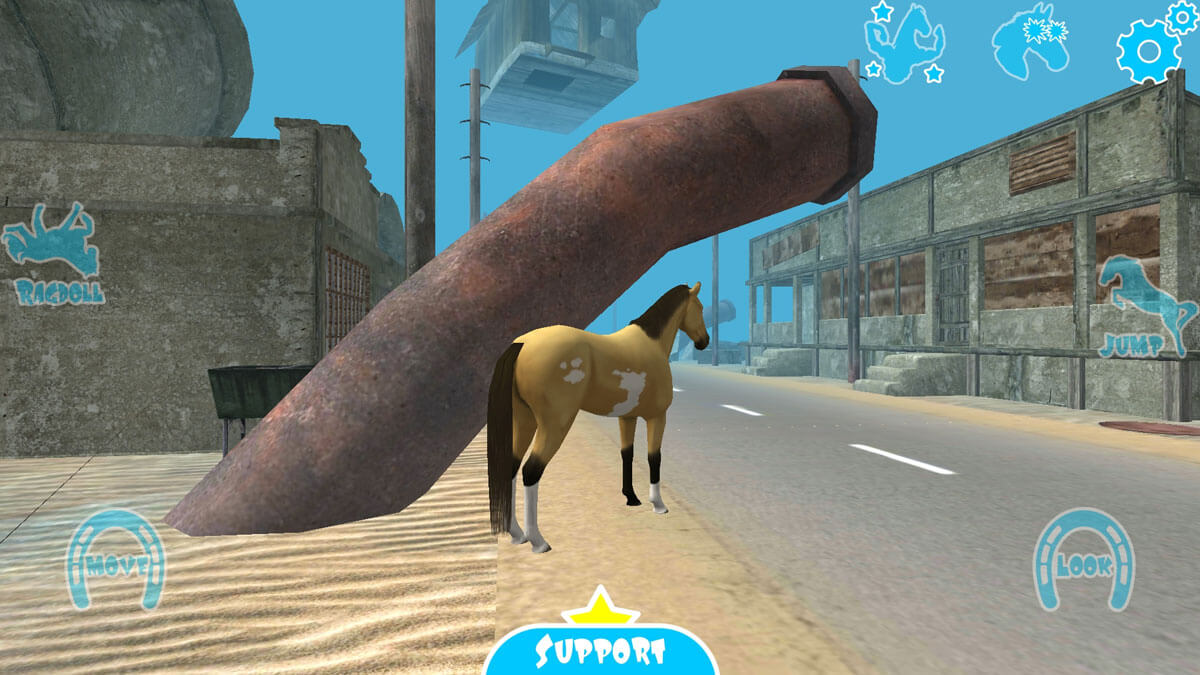 Hill Cliff Horse - Horse Games Online