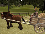 3D Horse Cart Racing