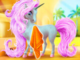 My Fairytale Unicorn: Swiping your unicorn down