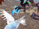Ready for battle in Clan of Pegasus – Flying Horse Clan of Pegasus – Flying Horse ready for battle