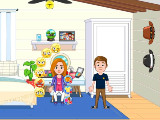 Hanging out in your room in My City: Star Horse Stable