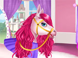 Giving the horse a makeover Giving makeover to the pony