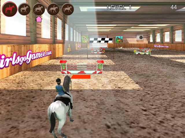 Horse Jumping 3D FB - Horse Games Online