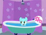 giving pony a bath in Pocket Pony