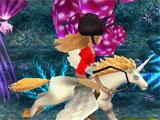 Riding on a Pegasus in Horse Racing Winner 3D