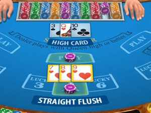 Hitting straight flush in Set Poker