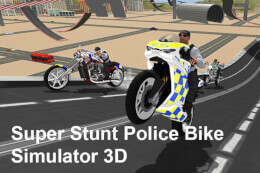 Super Stunt Police Bike Simulator 3D thumb