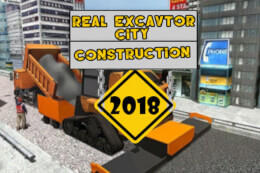 Real Excavator City Construction thumb