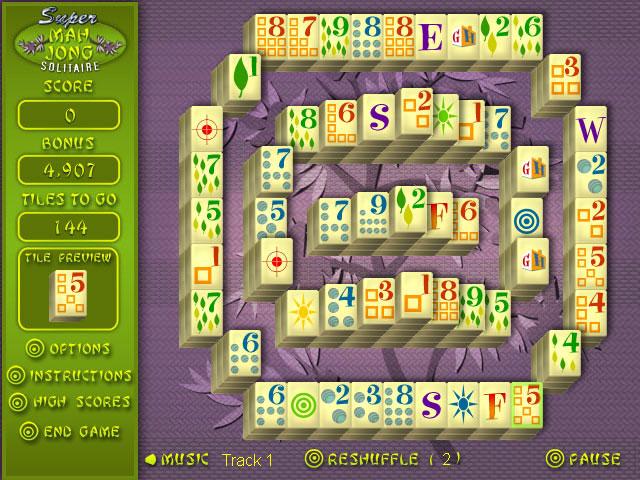 SUPER MAHJONG 3D free online game on