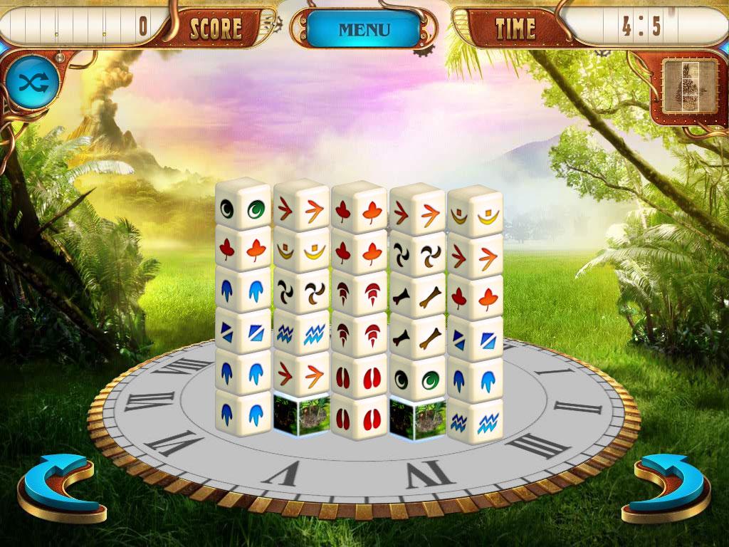 Mahjongg Dimensions Deluxe Tiles in Time Mahjong Games Free