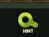 Hint button in the game