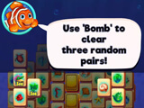 Using bomb to clear pairs in Underwater Mahjong Using bomb to clear pairs in Underwater Mahjong