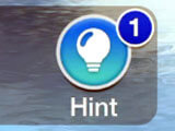 Hint button in Tile Journey Hint button in the game