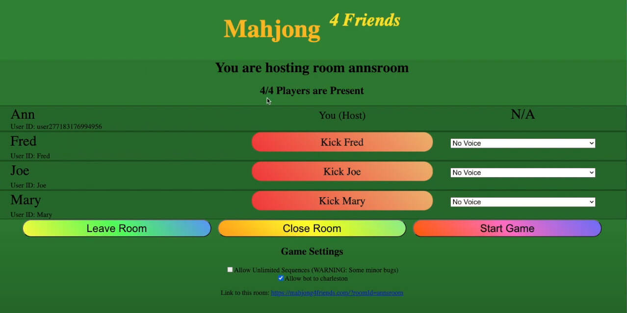 Mahjong 4 Friends