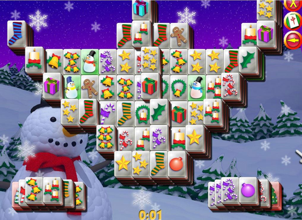 Mahjong Christmas Holiday - Jogos de Raciocínio - 1001 Jogos