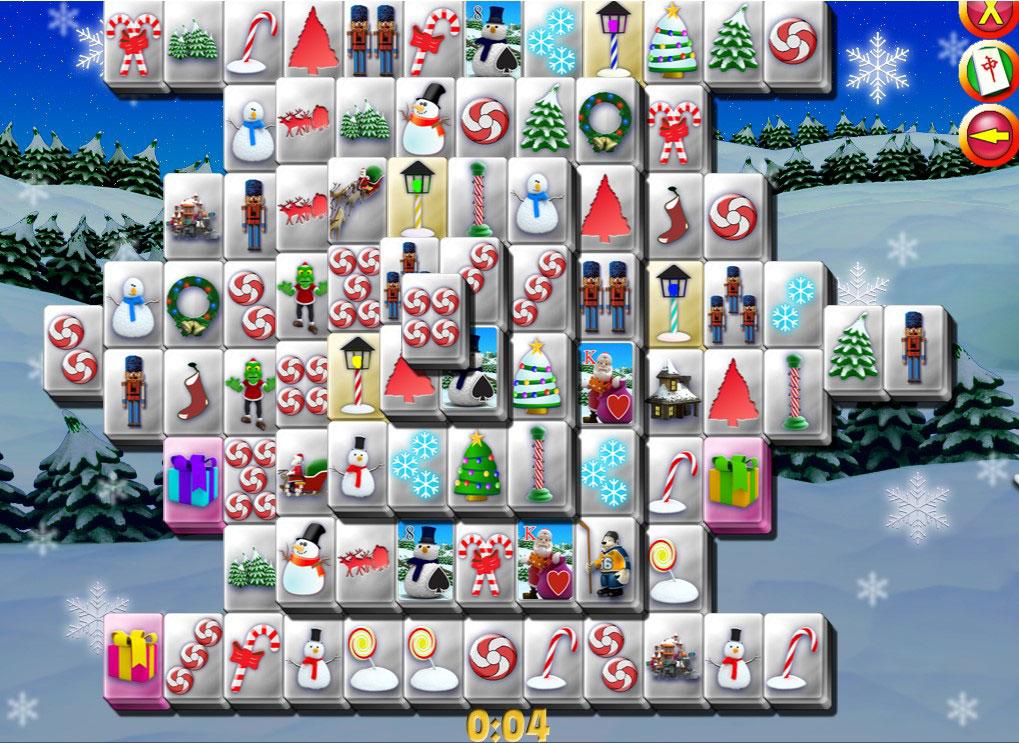 Mahjong Christmas Holiday - Jogos de Raciocínio - 1001 Jogos