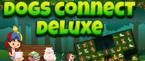Cães Conectar Deluxe - Have fun connecting cute cartoon dogs in this connect game!