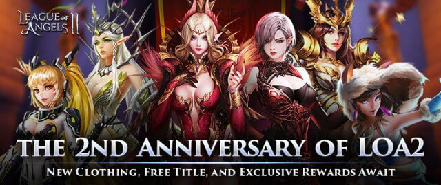 League of Angels 2 Celebrates Its Second Anniversary With a Fantastic Giveaway