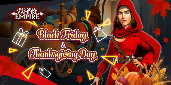 Vampire Empire Celebrates Thanksgiving and Black Friday With These Special In-Game Events