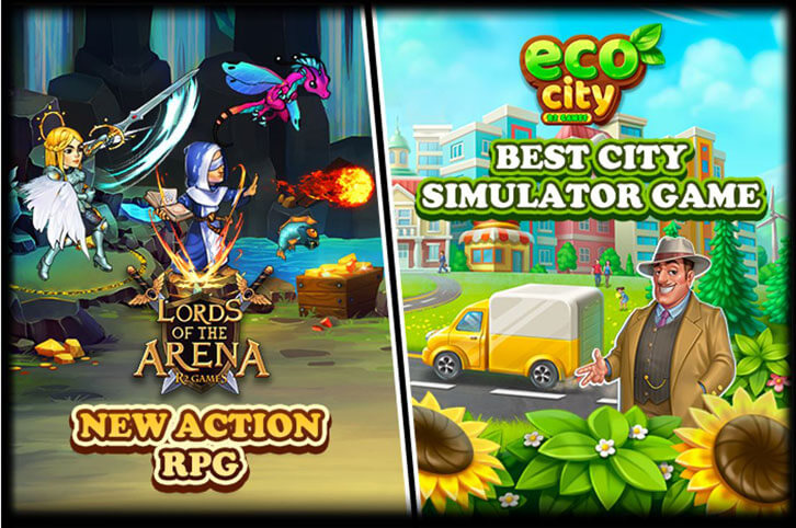 R2Games Launches Eco City and Lords of the Arena Just in Time for Christmas 