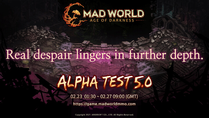 Mad World MMORPG Global Alpha Test 5.0 Trailer Reveal
